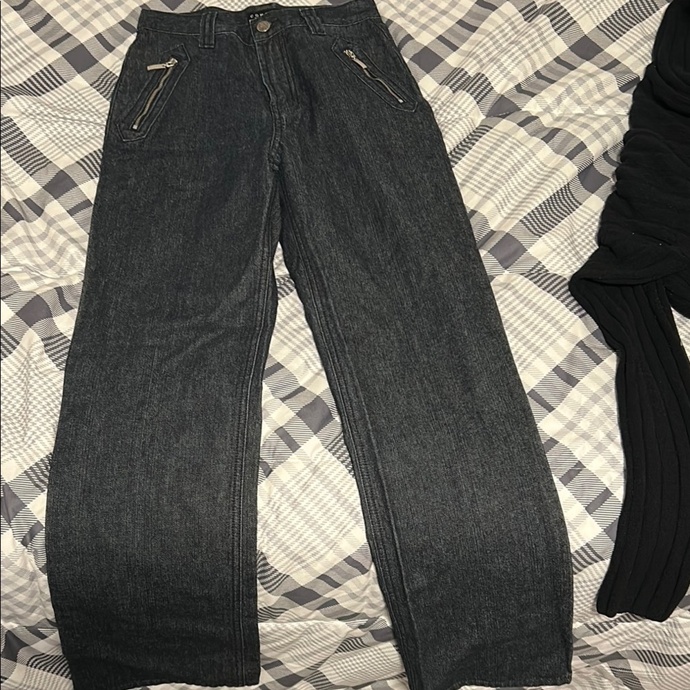 Women's Black Denim Pants